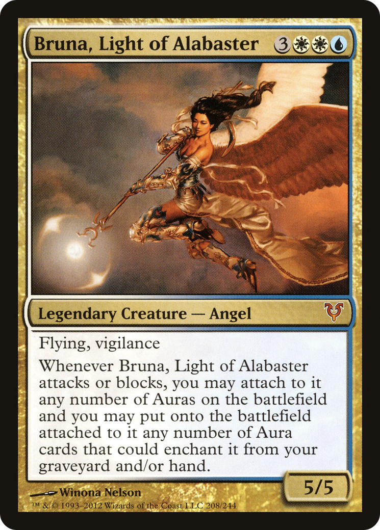 Bruna, Light of Alabaster (AVR-208) - Avacyn Restored Foil