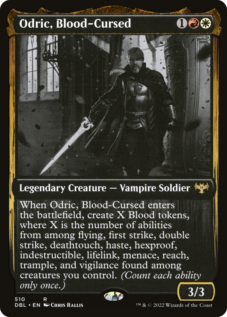 Odric, Blood-Cursed (DBL-510) - Innistrad: Double Feature Foil