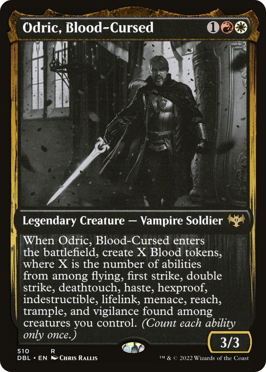 Odric, Blood-Cursed (DBL-510) - Innistrad: Double Feature Foil