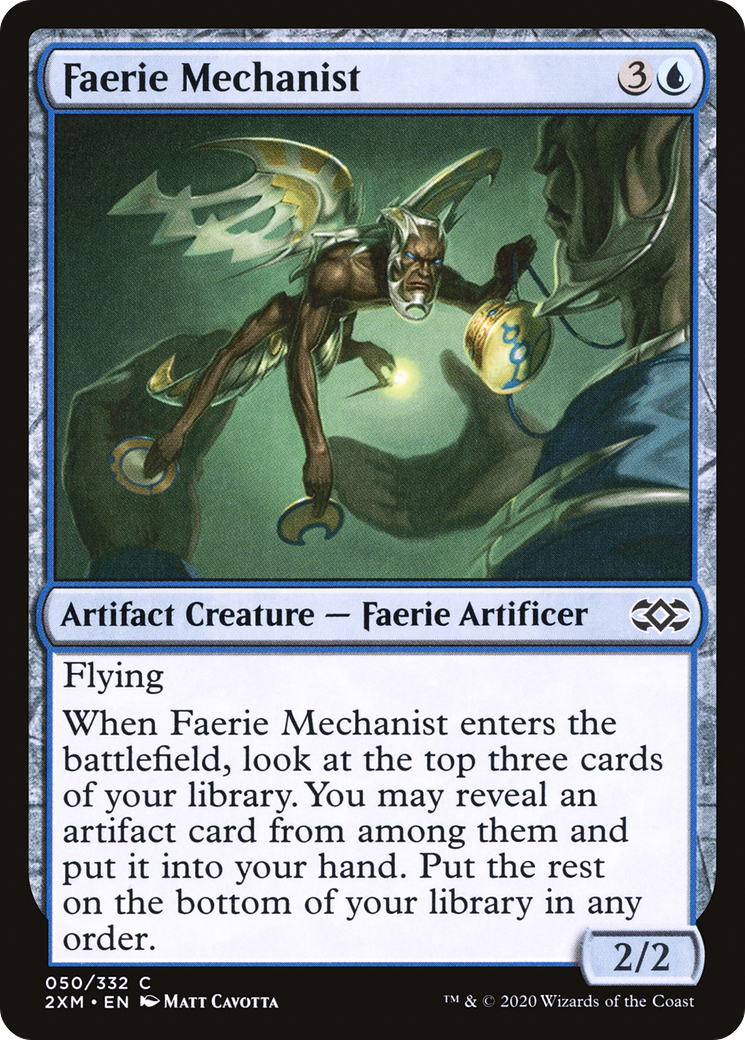 Faerie Mechanist (2XM-050) - Double Masters Foil