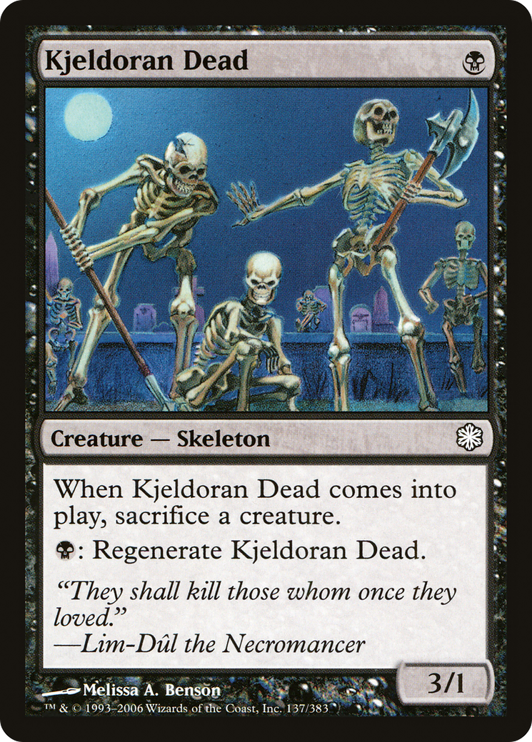 Kjeldoran Dead (CST-137) - Coldsnap Theme Decks