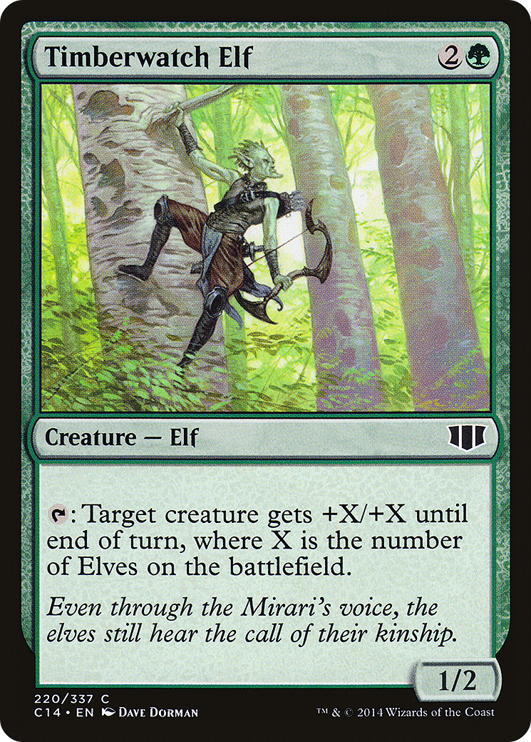 Timberwatch Elf (C14-220) - Commander 2014