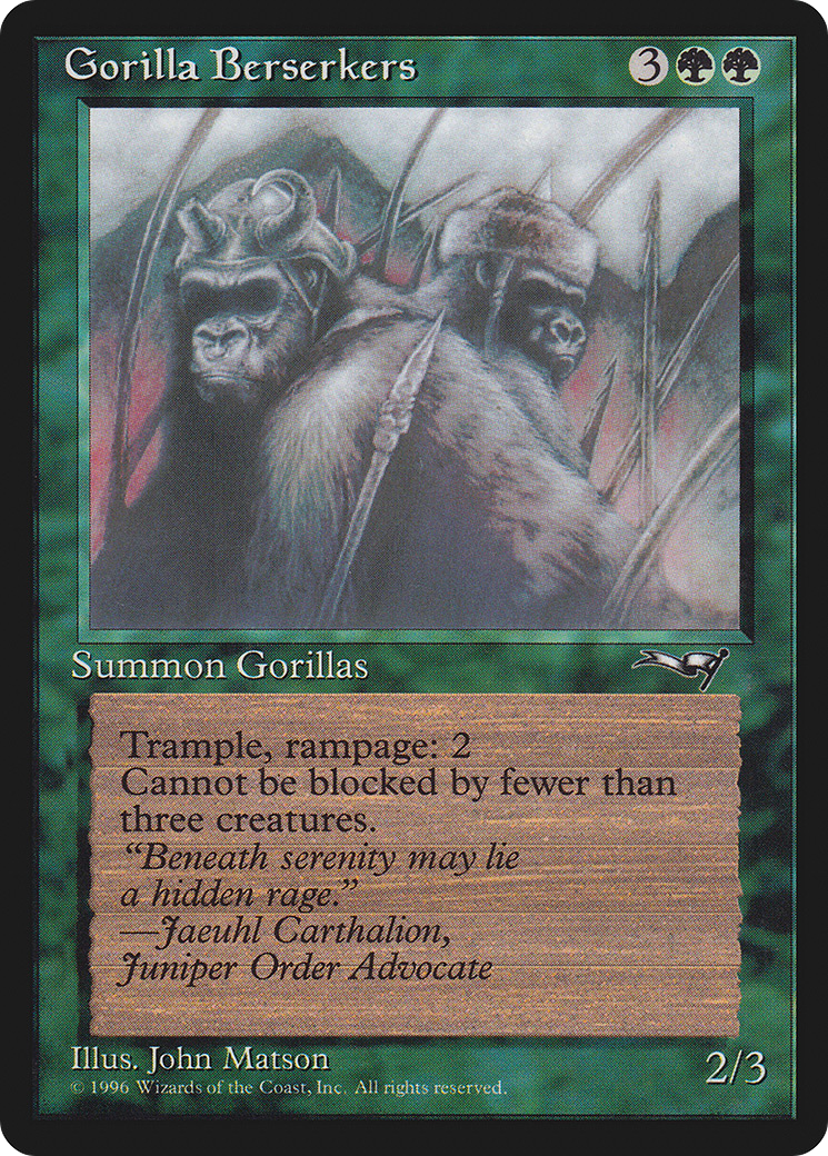 Gorilla Berserkers (ALL-93B) - Alliances