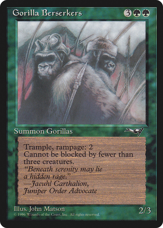 Gorilla Berserkers (ALL-93B) - Alliances