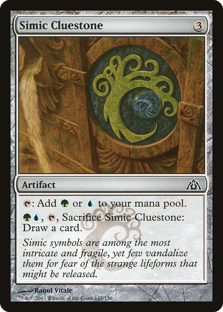 Simic Cluestone (DGM-145) - Dragon's Maze Foil