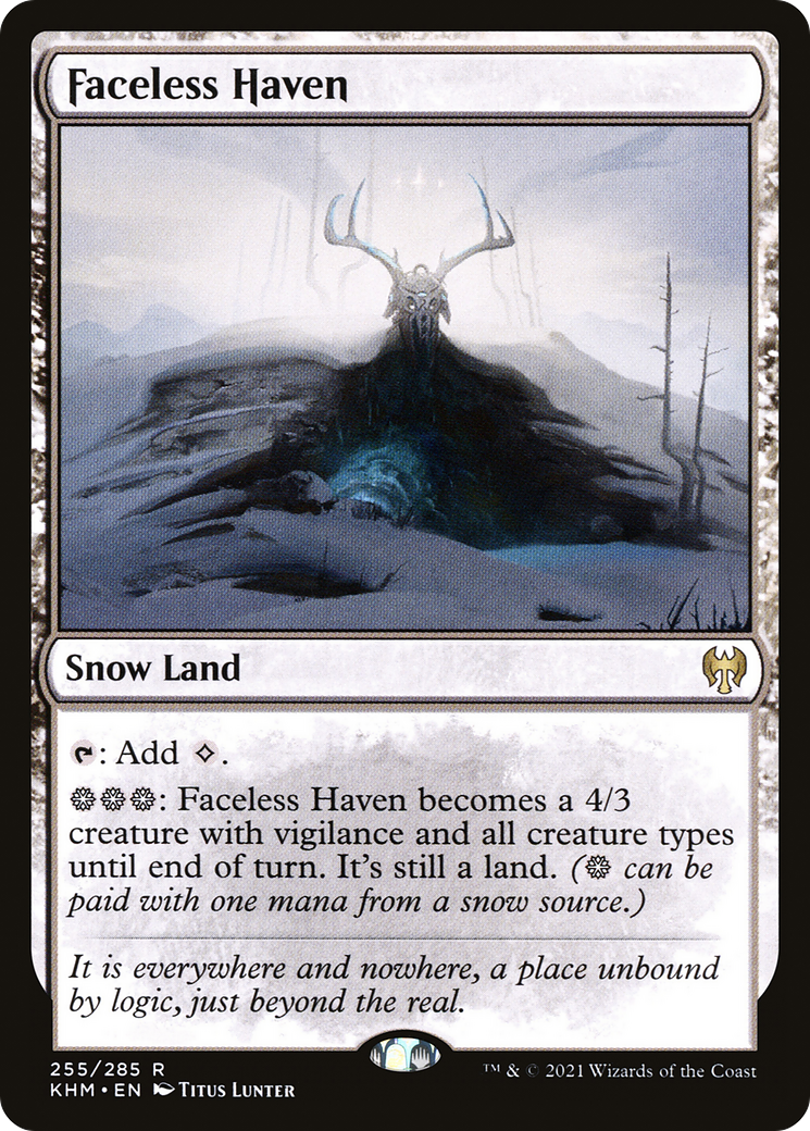 Faceless Haven  (KHM-255) - Kaldheim: (snow)