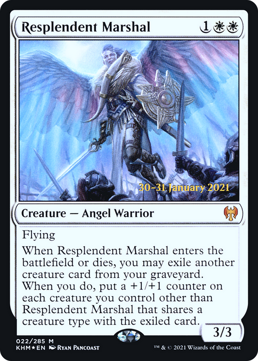 Resplendent Marshal (PKHM-22S) - Kaldheim Promos Foil