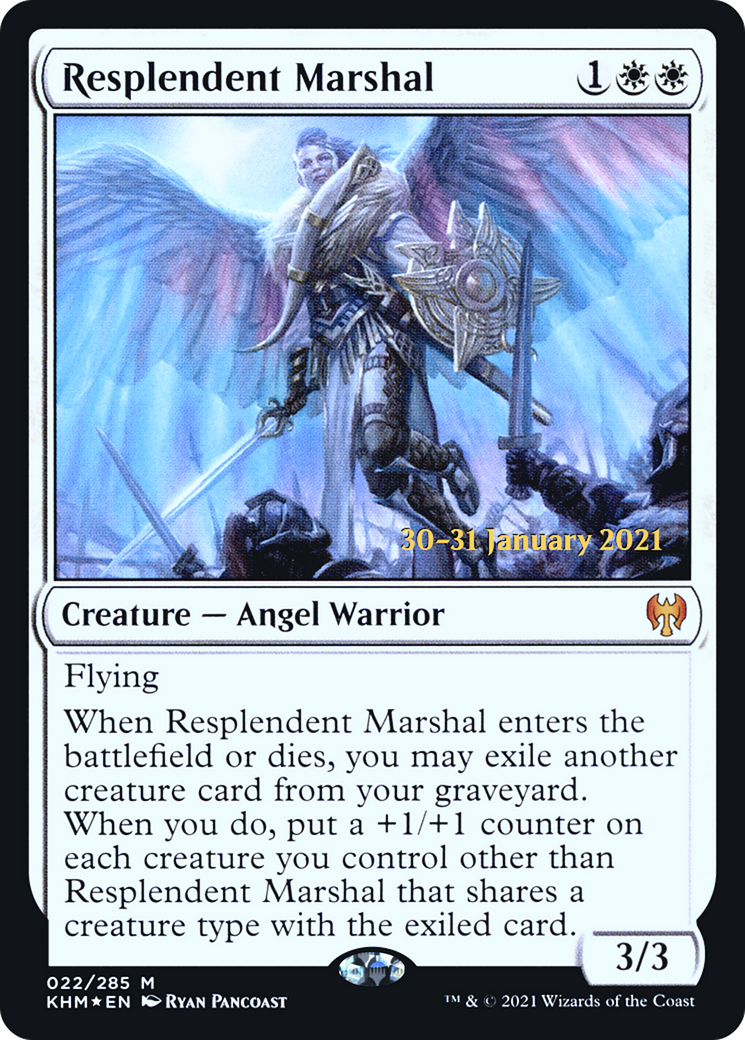 Resplendent Marshal (PRE-22S) - Kaldheim Promos (Prerelease) Foil