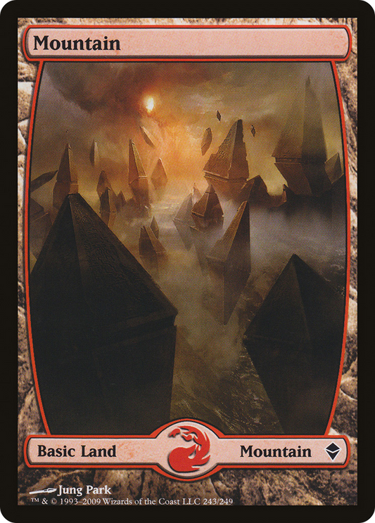 Mountain (ZEN-243) - Zendikar Foil