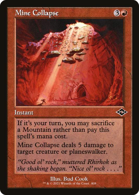 Mine Collapse (MH2-408) - Modern Horizons 2 Foil