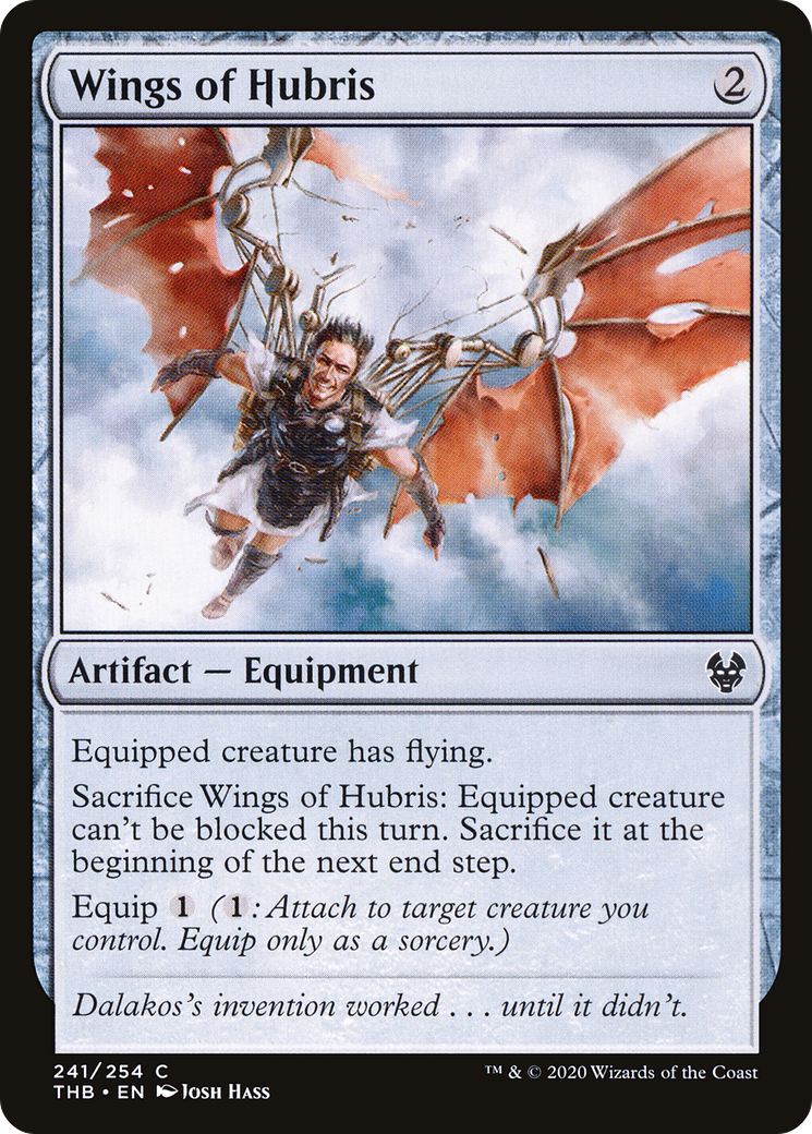 Wings of Hubris (THB-241) - Theros Beyond Death Foil