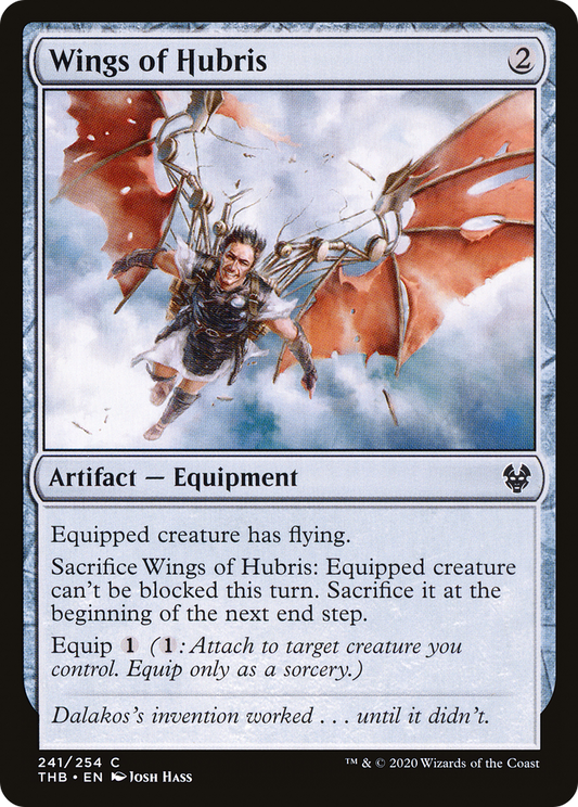 Wings of Hubris (THB-241) - Theros Beyond Death Foil