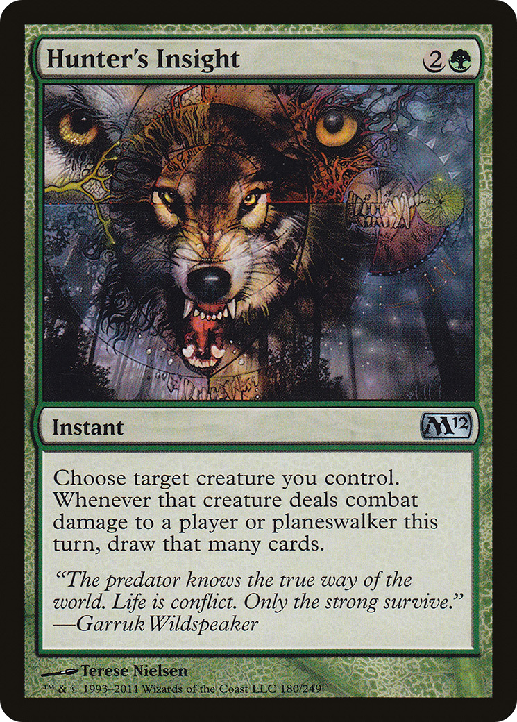 Hunter's Insight (M12-180) - Magic 2012 Foil