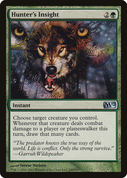 Hunter's Insight (M12-180) - Magic 2012 Foil