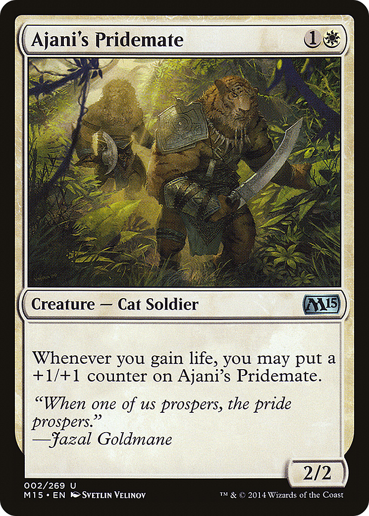 Ajani's Pridemate (M15-002) - Magic 2015