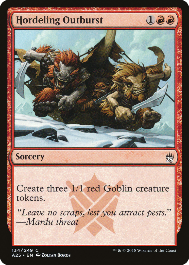 Hordeling Outburst (A25-134) - Masters 25