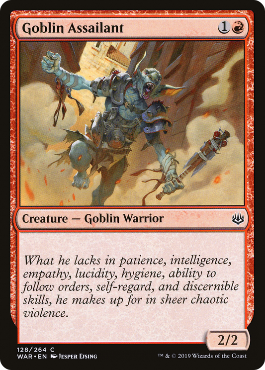 Goblin Assailant (WAR-128) - War of the Spark Foil