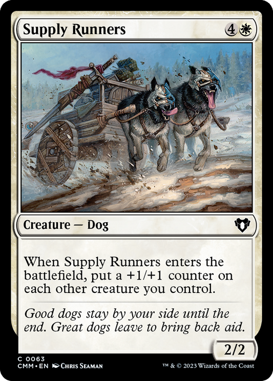 Supply Runners (CMM-063) - Commander Masters Foil