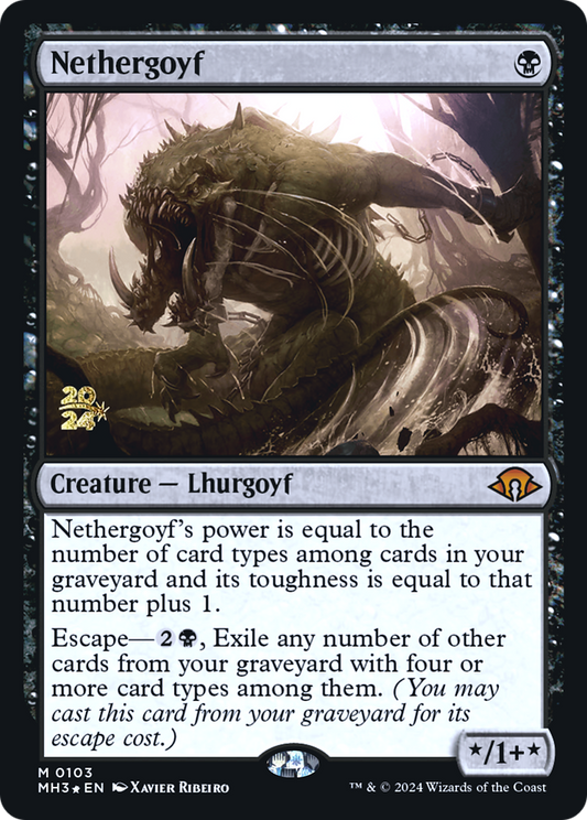 Nethergoyf (PRE-103) - Modern Horizons 3 Promos (Prerelease) Foil