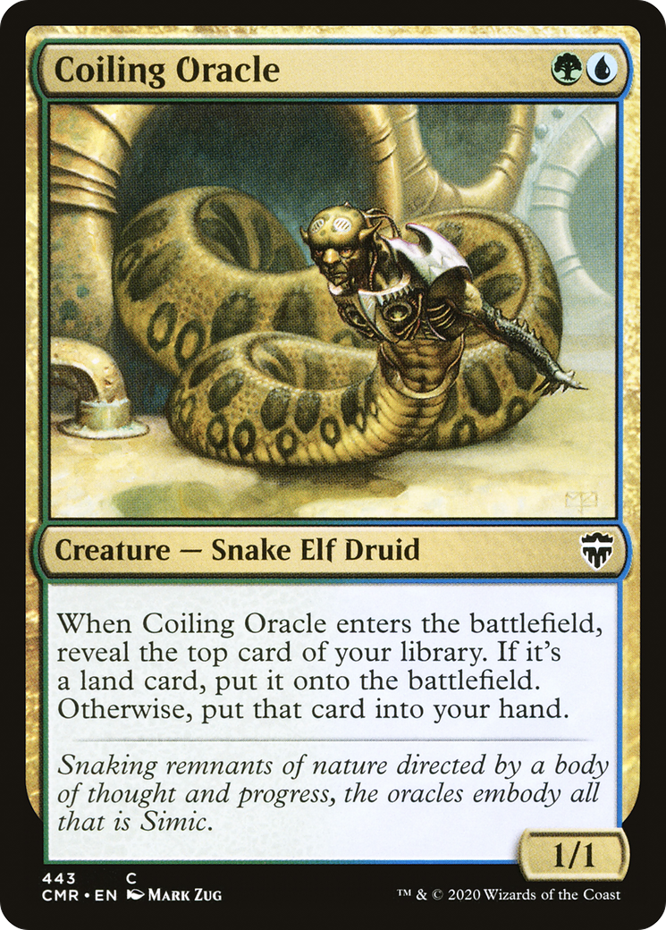 Coiling Oracle (CMR-443) - Commander Legends