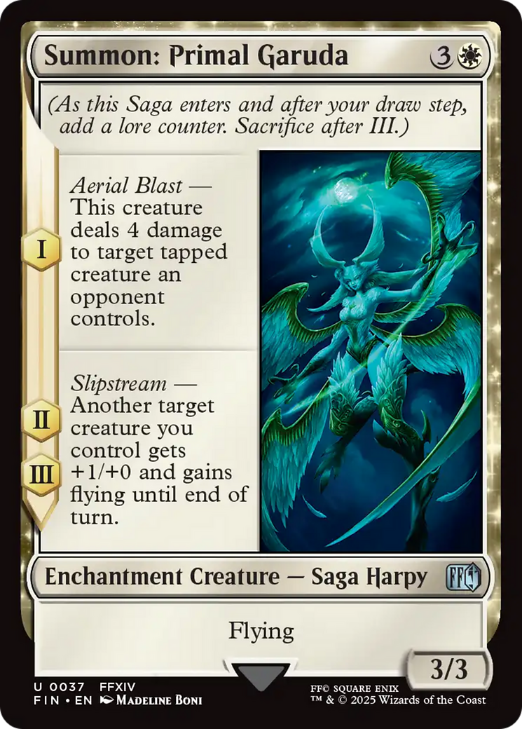 Summon: Primal Garuda (FIN-037) - FINAL FANTASY Foil