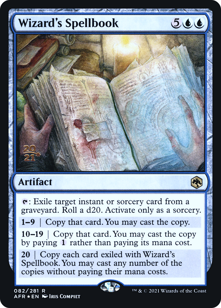 Wizard's Spellbook (PRE-82S) - Adventures in the Forgotten Realms Promos (Prerelease) Foil