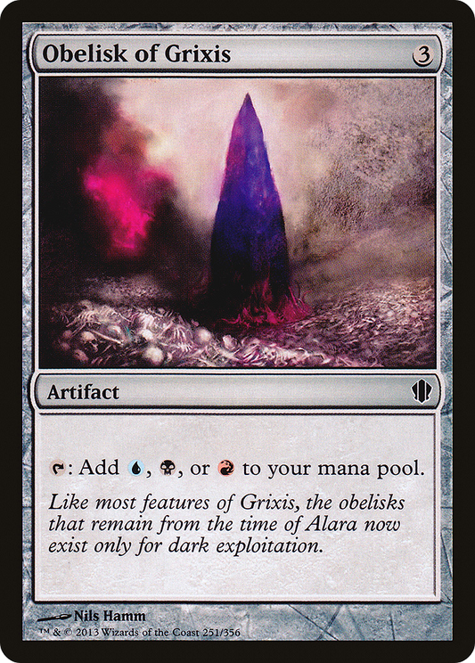 Obelisk of Grixis (C13-251) - Commander 2013