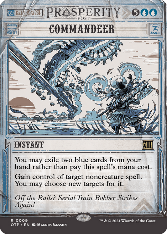 Commandeer (OTP-009) - Breaking News: (Showcase) (Borderless) Foil