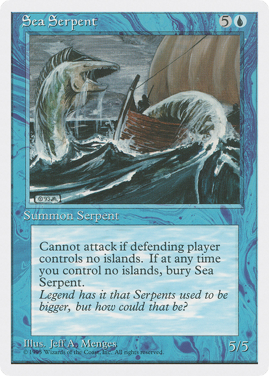 Sea Serpent (4ED-098) - Fourth Edition