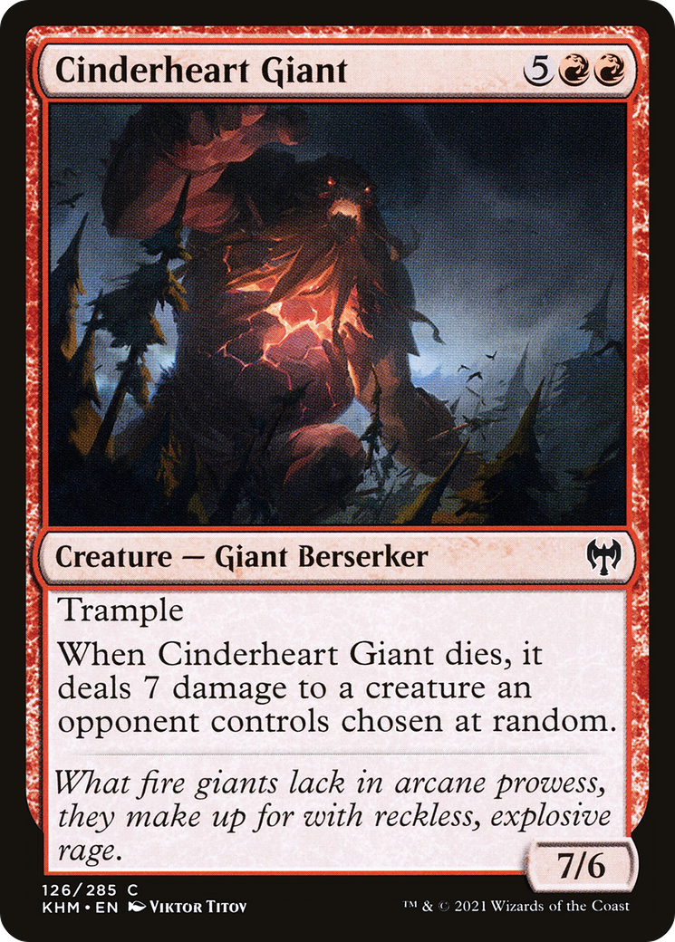 Cinderheart Giant  (KHM-126) - Kaldheim