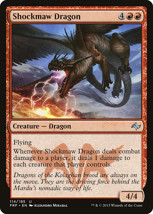 Shockmaw Dragon (FRF-114) - Fate Reforged Foil