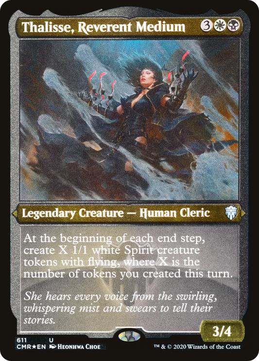 Thalisse, Reverent Medium (CMR-611) - Commander Legends Etched Foil