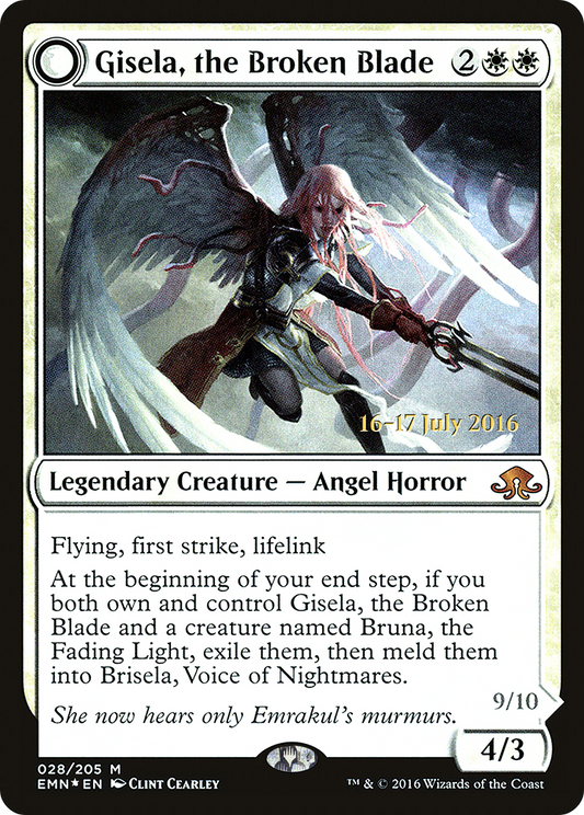 Gisela, the Broken Blade (PEMN-28S) - Eldritch Moon Promos: (mooneldrazidfc) Foil