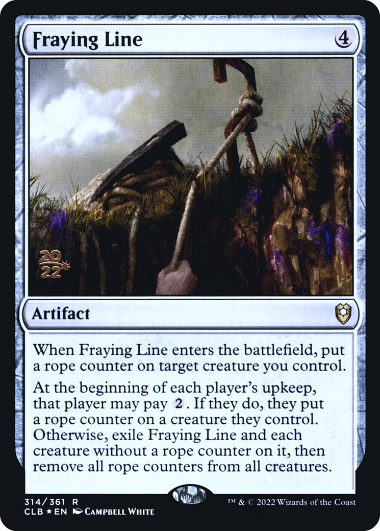 Fraying Line (PRE-314S) - Battle for Baldur's Gate Promos (Prerelease) Foil