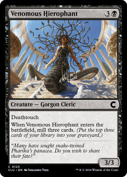 Venomous Hierophant (CLU-125) - Ravnica: Clue Edition