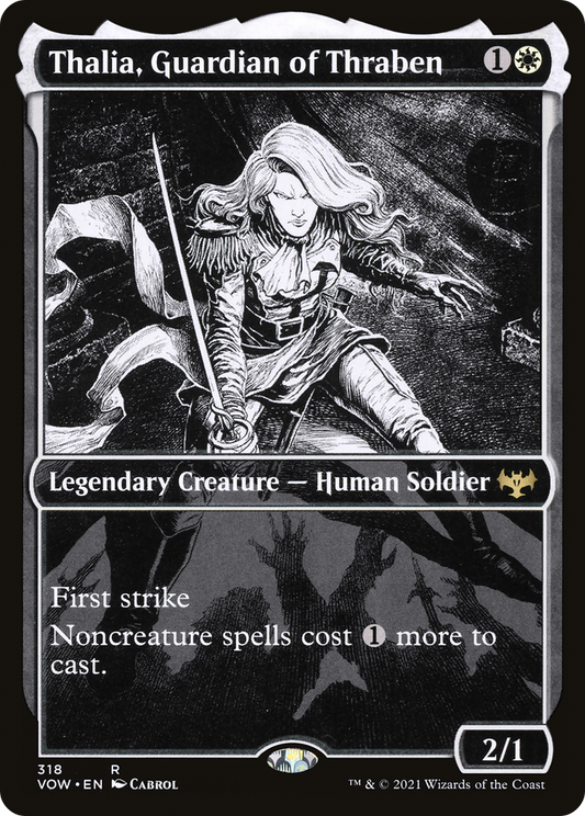 Thalia, Guardian of Thraben (VOW-318) - Innistrad: Crimson Vow: (Showcase)
