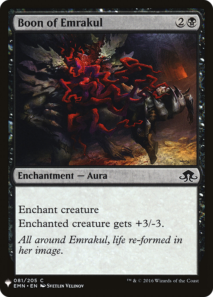 Boon of Emrakul (LIST-EMN-81) - The List