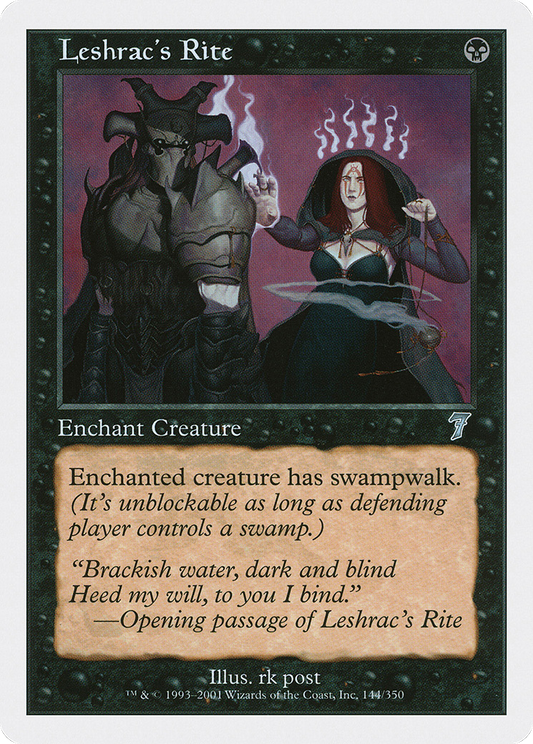 Leshrac's Rite (7ED-144) - Seventh Edition
