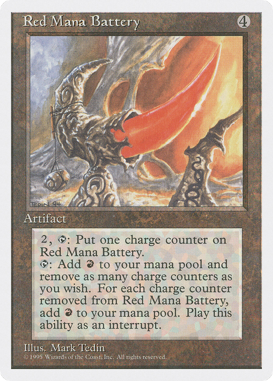 Red Mana Battery (4ED-343) - Fourth Edition