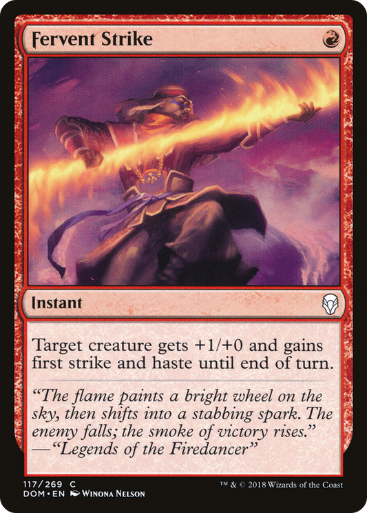 Fervent Strike (DOM-117) - Dominaria