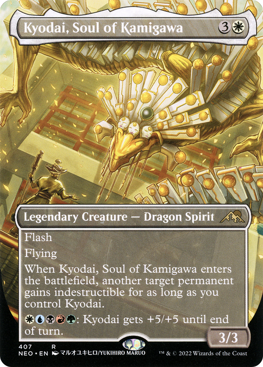 Kyodai, Soul of Kamigawa (Borderless) (NEO-407) - Kamigawa: Neon Dynasty (Borderless) Foil