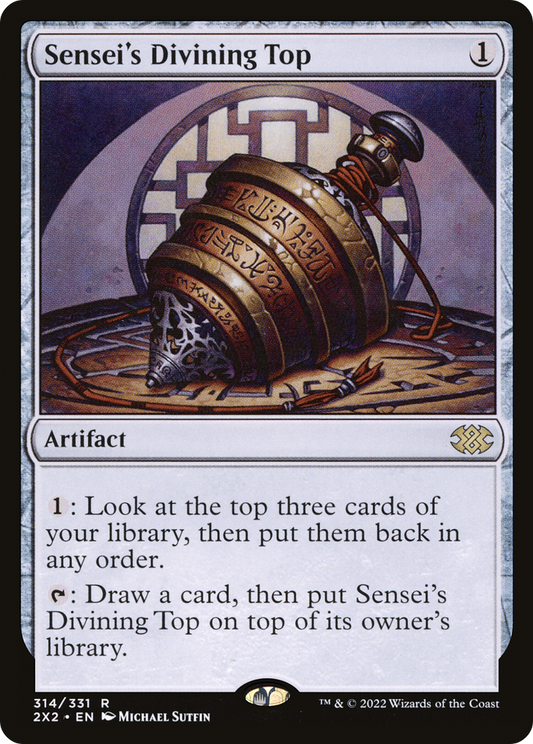 Sensei's Divining Top (2X2-314) - Double Masters 2022