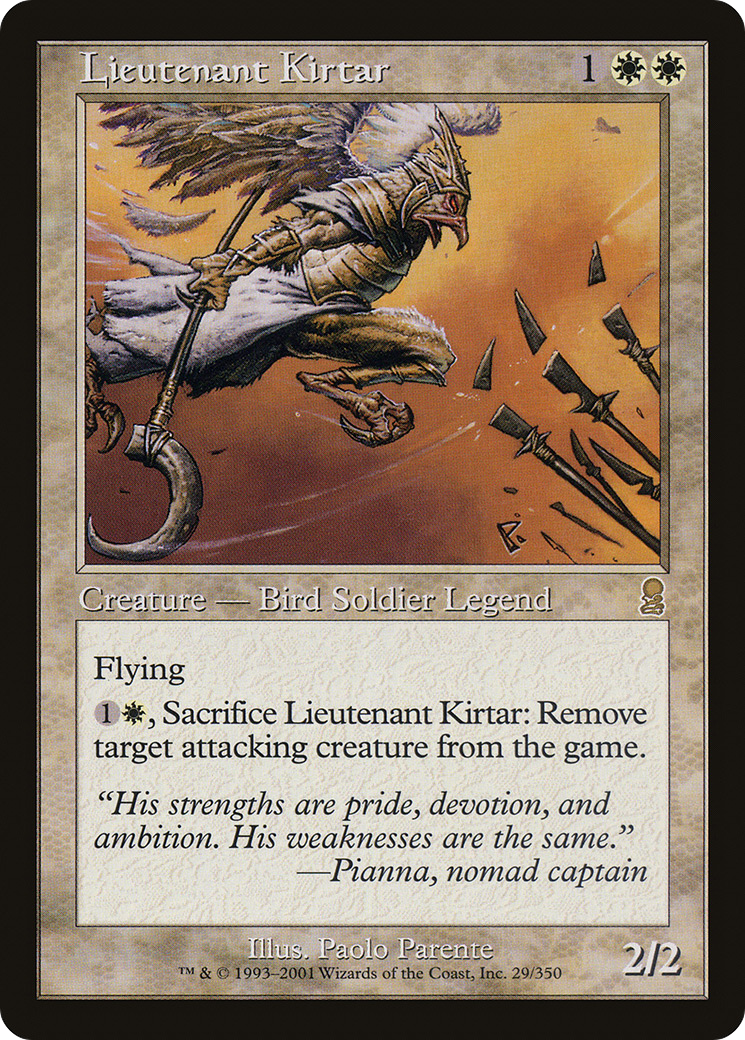 Lieutenant Kirtar (ODY-029) - Odyssey Foil