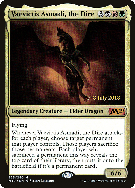 Vaevictis Asmadi, the Dire (PM19-225S) - Core Set 2019 Promos Foil