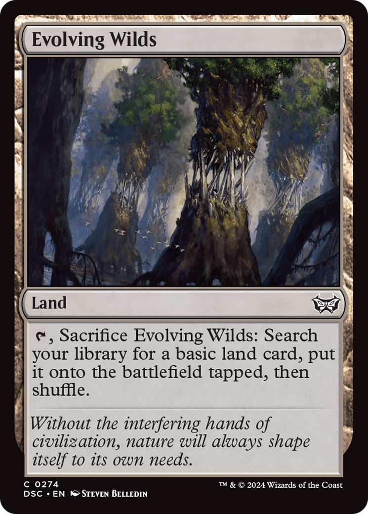 Evolving Wilds (DSC-274) - Duskmourn: House of Horror Commander