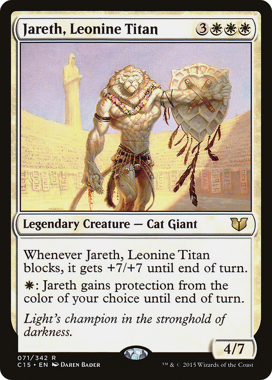 Jareth, Leonine Titan (C15-071) - Commander 2015