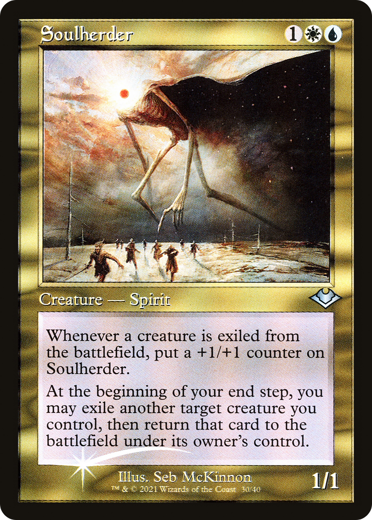 Soulherder (H1R-030) - Modern Horizons 1 Timeshifts Etched Foil