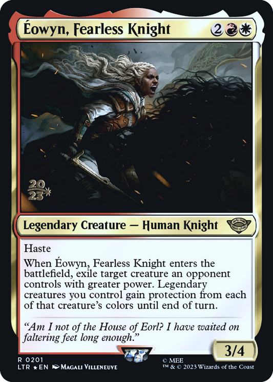 Eowyn, Fearless Knight (PRE-201) - Tales of Middle-earth Promos Foil