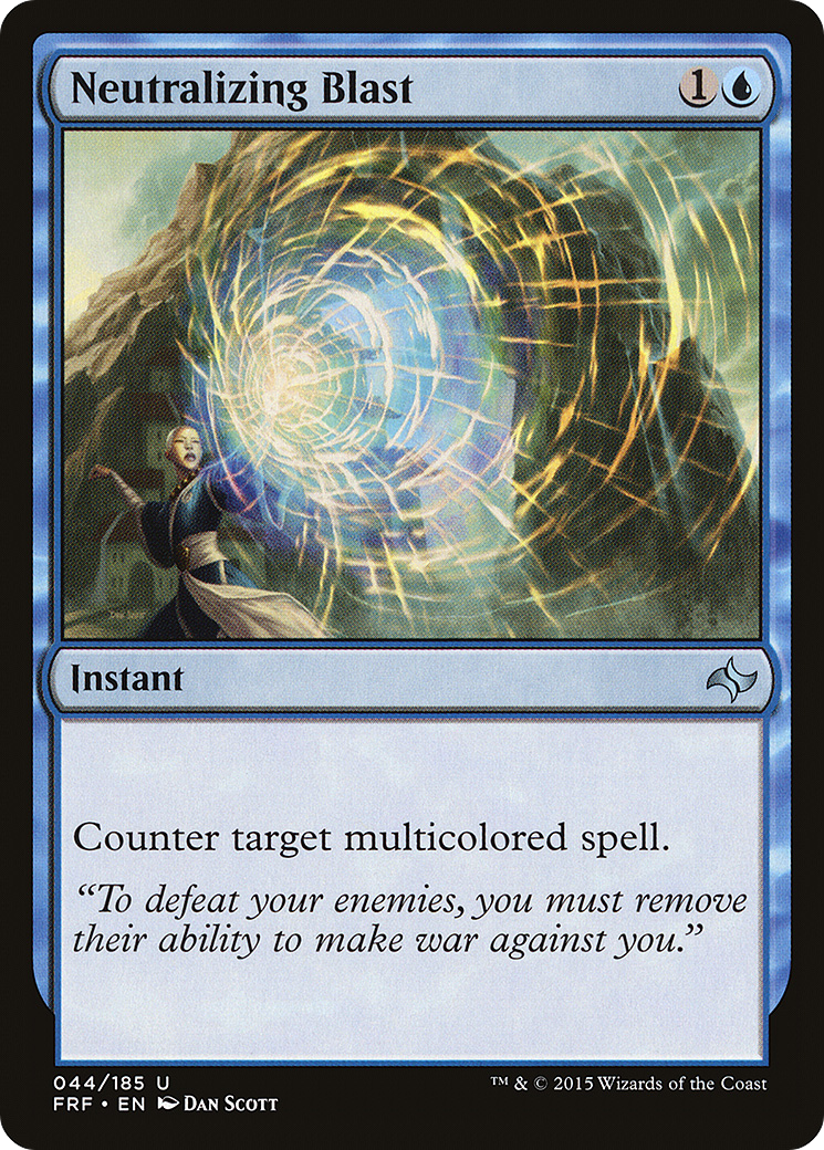 Neutralizing Blast (FRF-044) - Fate Reforged Foil