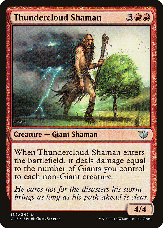 Thundercloud Shaman (C15-168) - Commander 2015